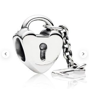 Heart with key charm